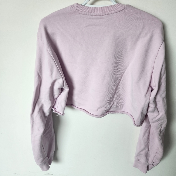Reebok cropped pastel pink crewneck - Picture 2 of 5